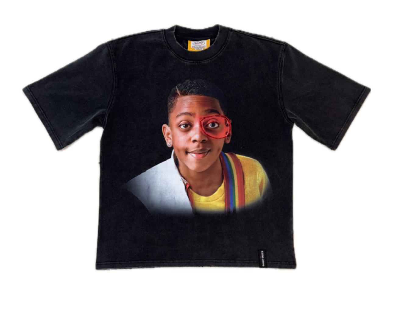 Urkel Genius Tee Shirt - Black