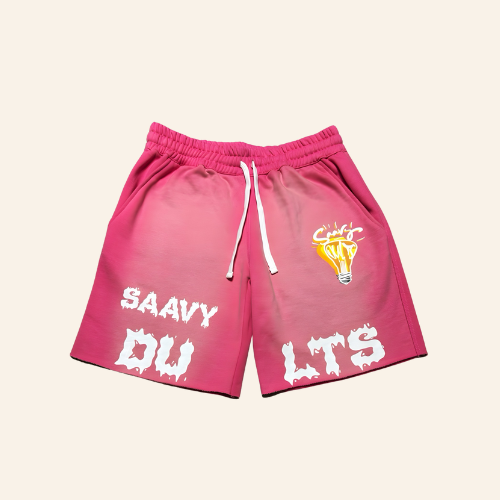 Pink Dults Sweat Shorts