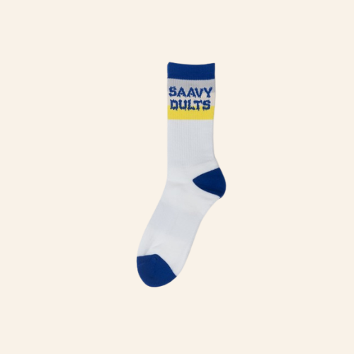 Blue Dults Socks