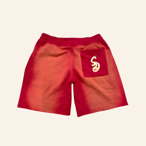 Red Dults Sweat Short