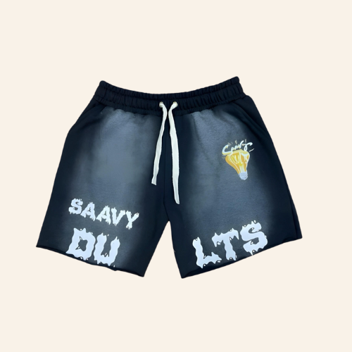 Black Dults Sweat Shorts